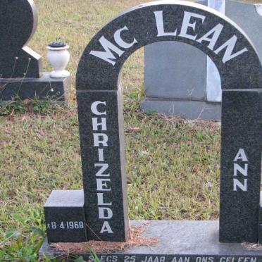 MCLEAN Chrizelda Ann 1968-1993