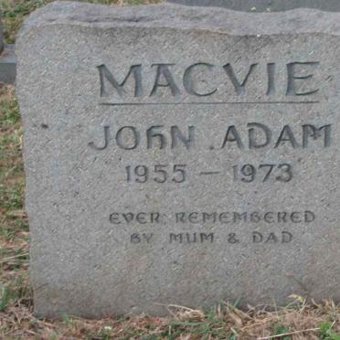 MACVIE John Adam 1955-1973