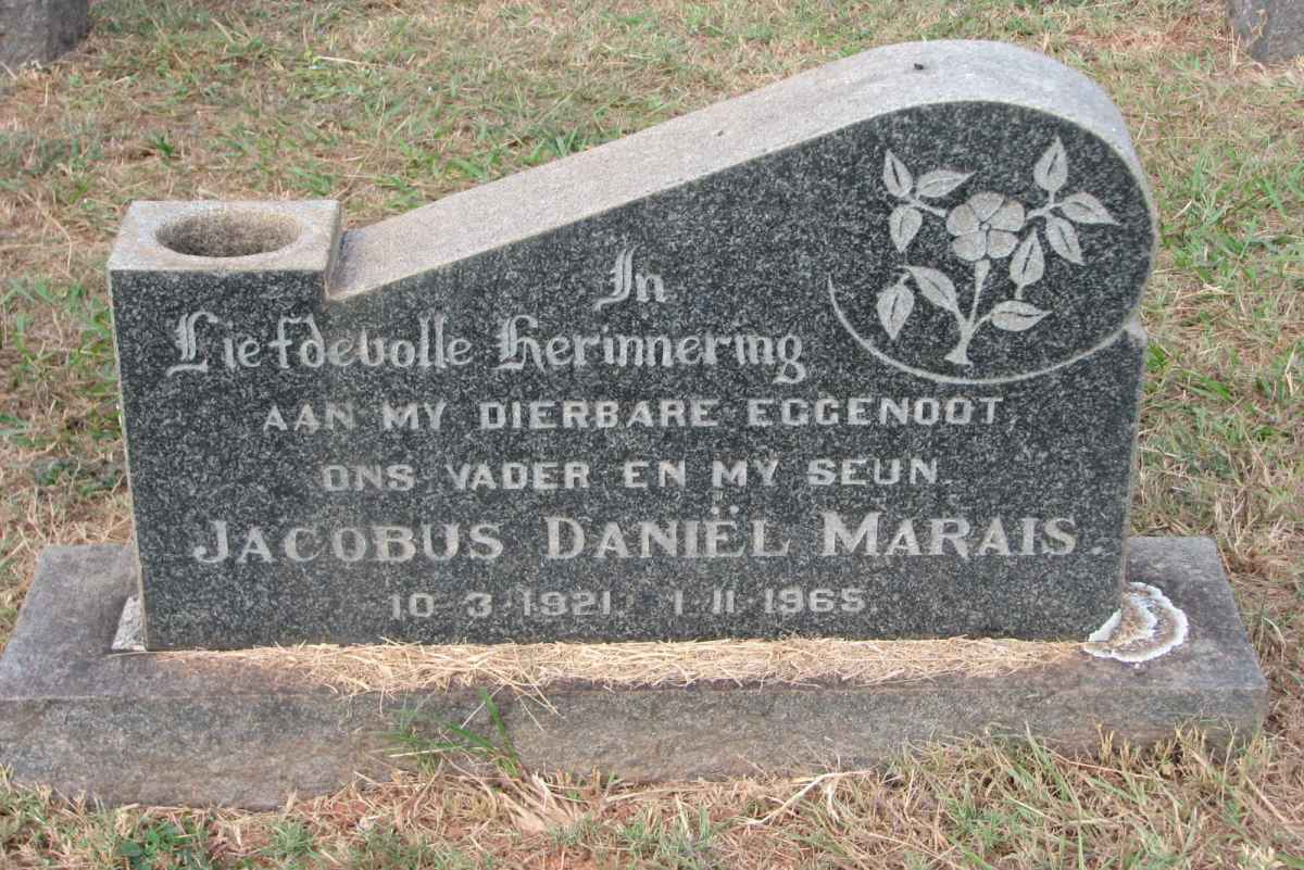 MARAIS Jacobus Daniël 1921-1965