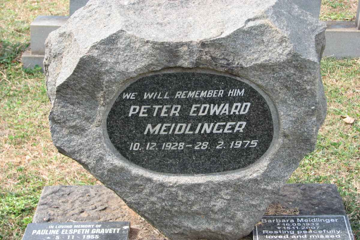 MEIDLINGER Peter Edward 1928-1975