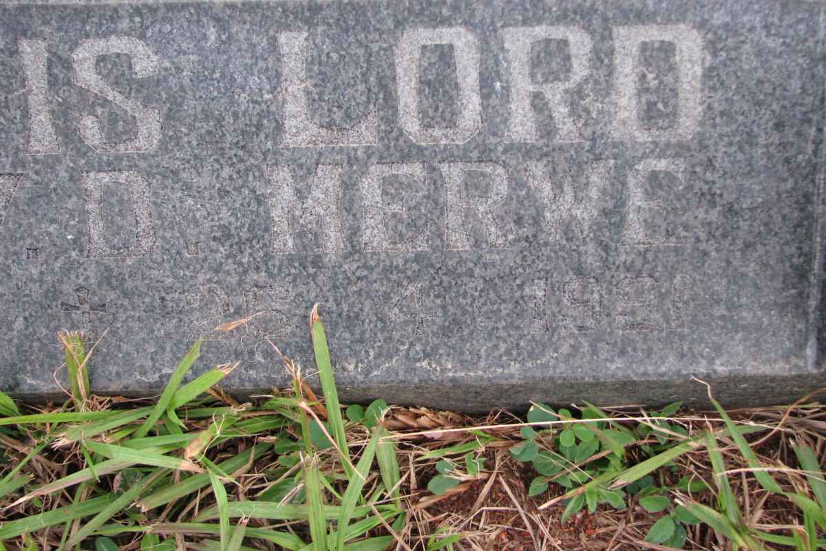 MERWE Chris, van der 1958-1991