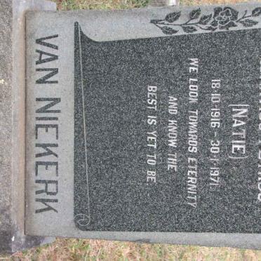 NIEKERK Ignatius Petrus, van 1916-1971