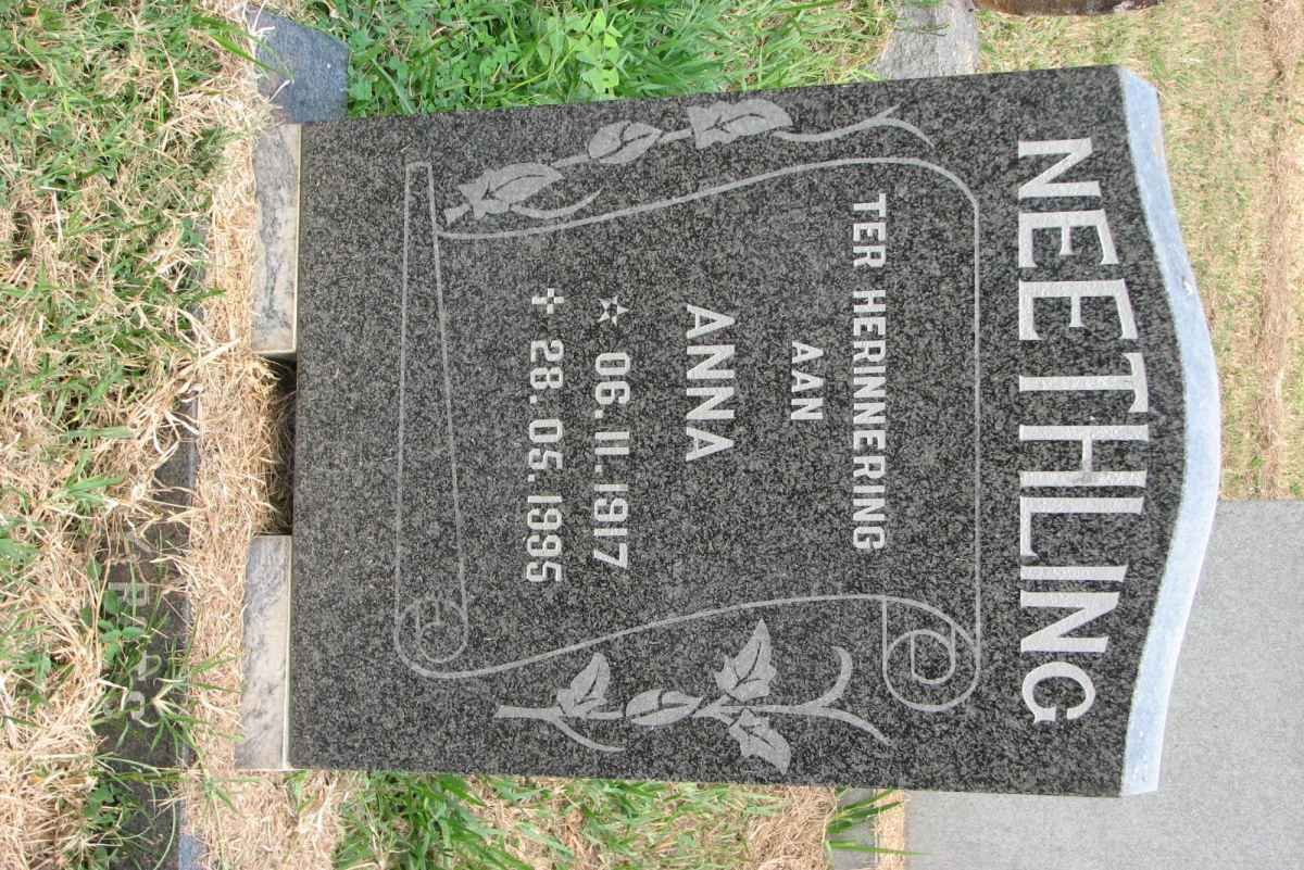 NEETHLING Anna 1917-1995