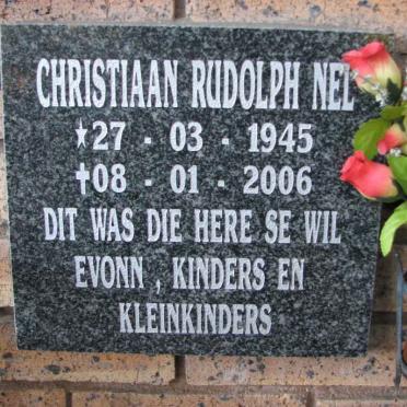 NEL Christiaan Rudolph 1945-2006