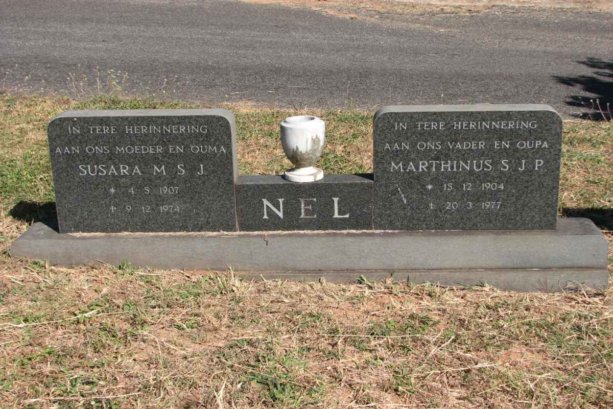 NEL Marthinus S.J.P. 1904-1977 &amp; Susara M.S.J. 1907-1974