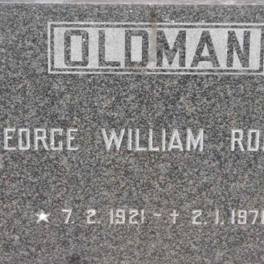 OLDMAN George William Robert 1921-1970