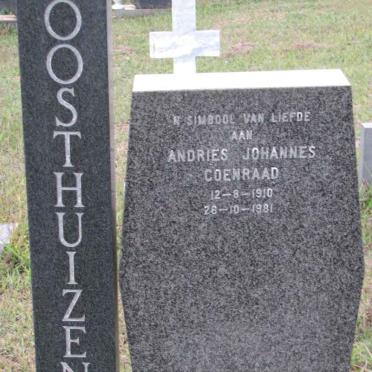 OOSTHUIZEN Andries Johannes Coenraad 1910-1981