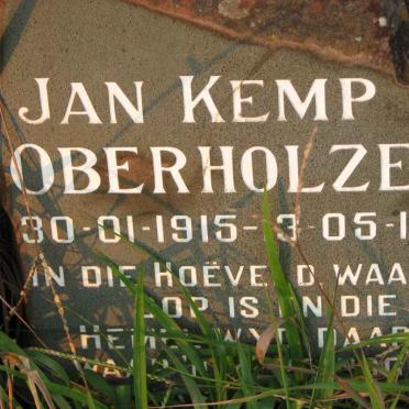 OBERHOLZER Jan Kemp 1915-1981
