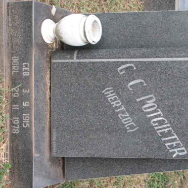 POTGIETER G.C. nee HERTZOG 1915-1978
