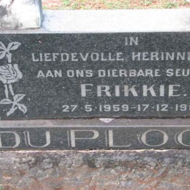 PLOOY Frikkie, du 1959-1961