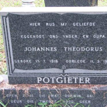 POTGIETER Johannes Theodorus 1916-1983