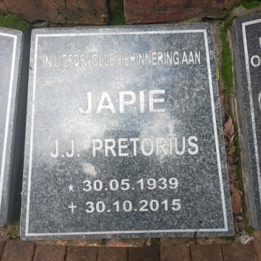 PRETORIUS J.J. 1939-2015