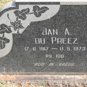 PREEZ Jan A., du 1917-1973