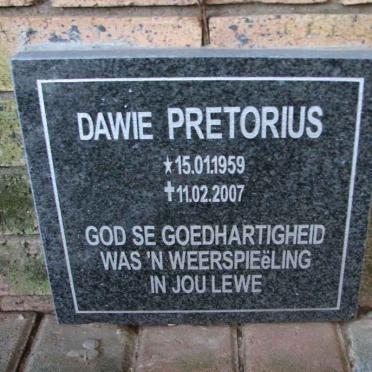 PRETORIUS Dawie 1959-2007