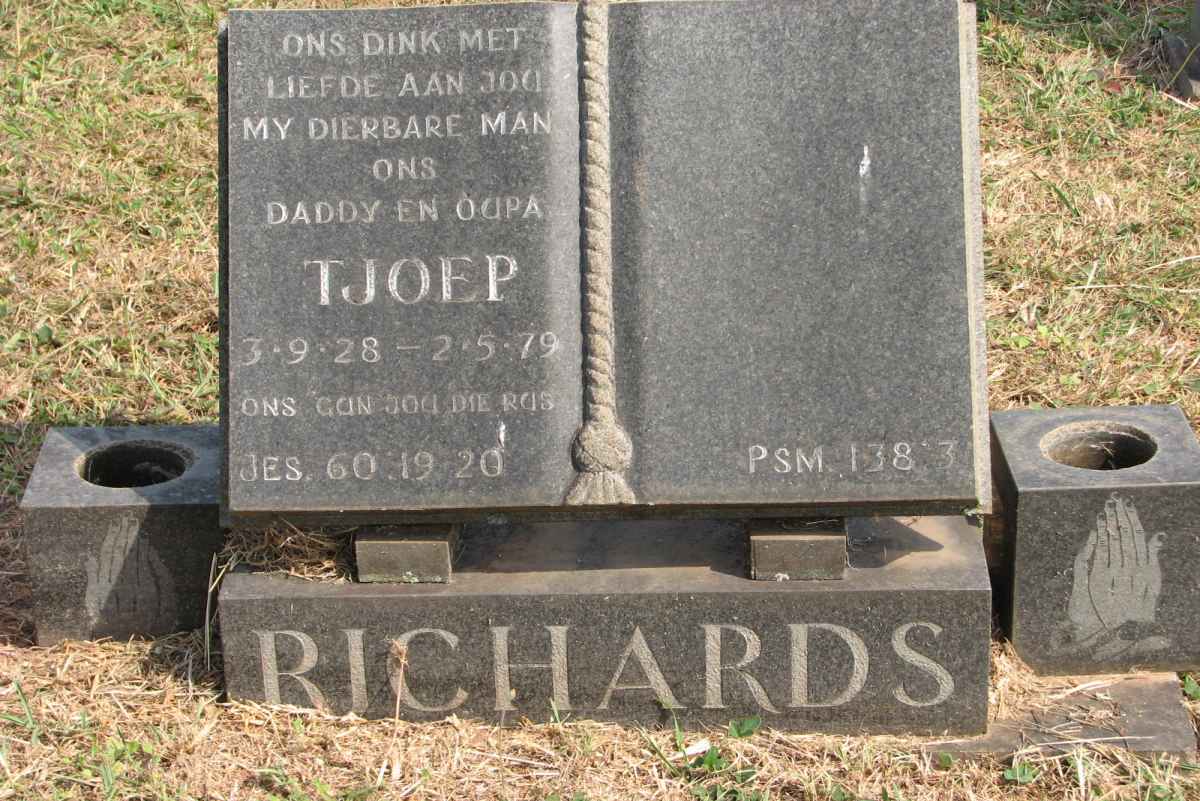 RICHARDS Tjoep 1928-1979