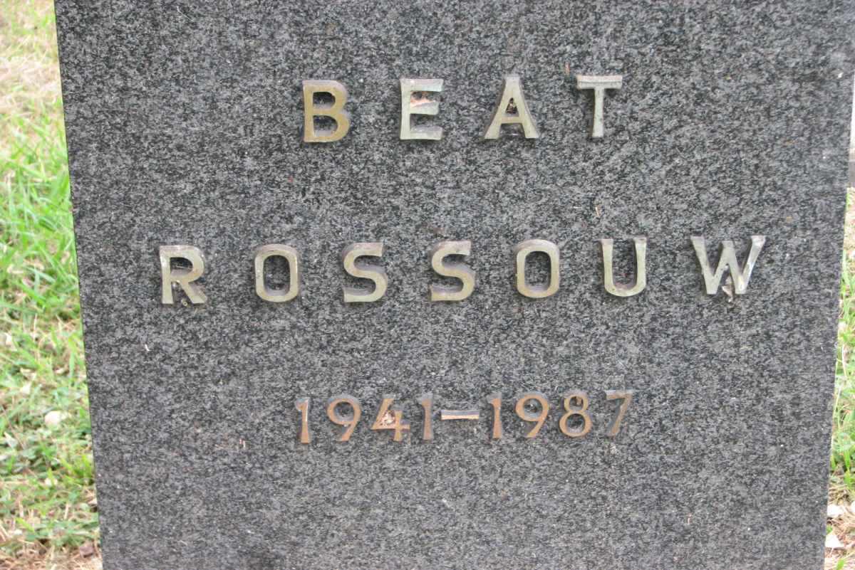 ROSSOUW Beat 1941-1987