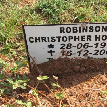 ROBINSON Christopher Houston 1975-2007