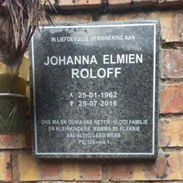 ROLOFF Johanna Elmien 1962-2016