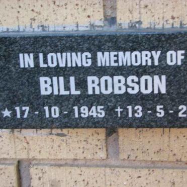 ROBSON Bill 1945-2001
