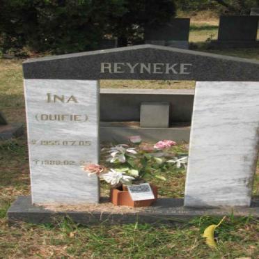REYNEKE Ina 1955-1988