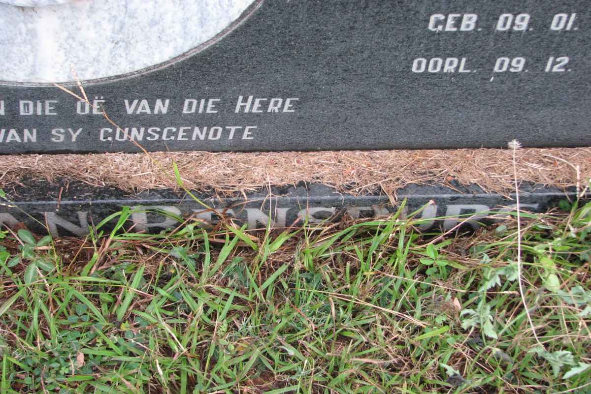 RENSBURG Stephanus Frederik, van 1893-1984
