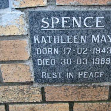SPENCE Kathleen May 1943-1989