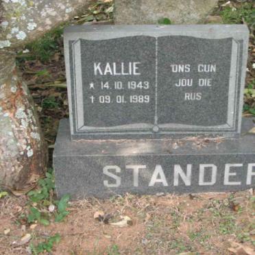 STANDER Kallie 1943-1989