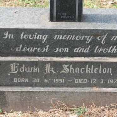 SHACKLETON Edwin K. 1951-1975