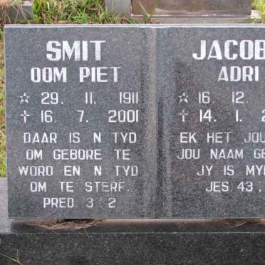 SMIT Piet 1911-2001 :: JACOBS Adri 1942-2006