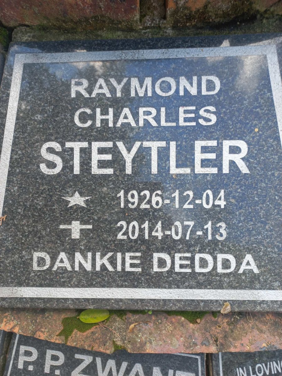 STEYTLER Raymond Charles 1926-2014