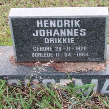 SCHOEMAN Hendrik Johannes 1920-1984