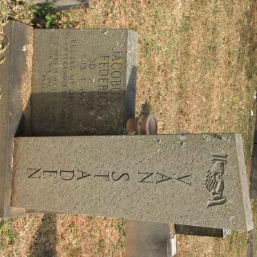 STADEN Jacobus Frederick, van 1905-1975