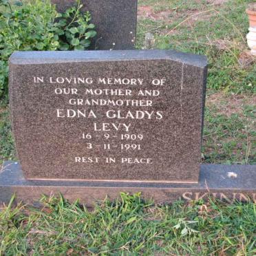 SKINNER Edna Gladys nee LEVY 1909-1991