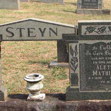 STEYN Aletta Mathilda 1892-1964