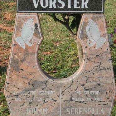 VORSTER Johan Martyn 1942-1999 &amp; Serenella 1945-