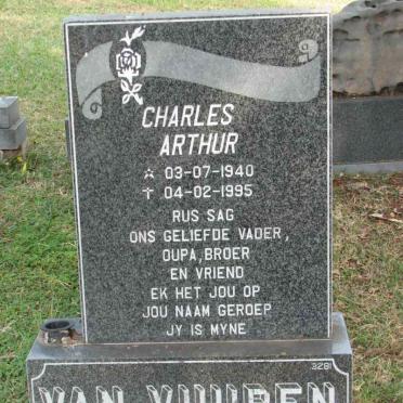 VUUREN Charles Arthur, van 1940-1995