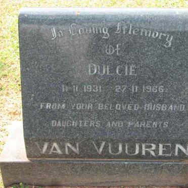 VUUREN Dulcie, van 1931-1966