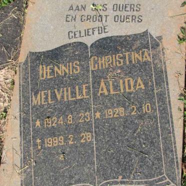 VOIGT Dennis Melville 1924-1999 &amp; Christina Alida 1928- _1