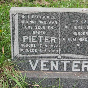 VENTER Pieter 1972-1989