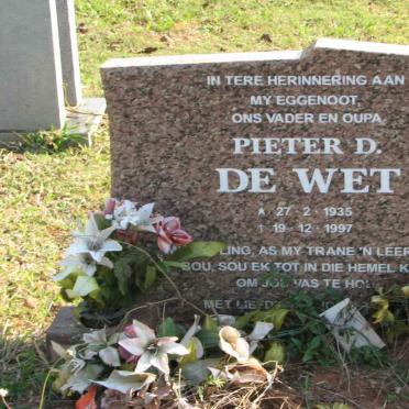 WET Pieter D., de 1935-1997
