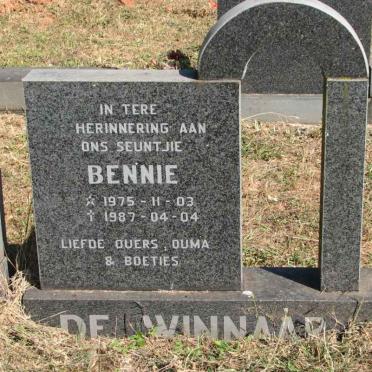 WINNAAR Bennie, de 1975-1987