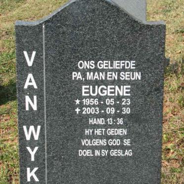 WYK Eugene, van 1956-2003