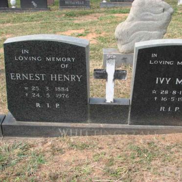 WHITTINGSTALL Ernest Henry 1884-1976 &amp; Ivy May 1904-1986