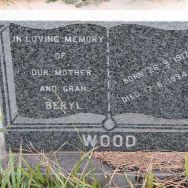 WOOD Beryl 1917-1994