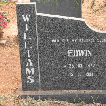 WILLIAMS Edwin 1977-1994