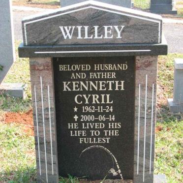 WILLEY Kenneth Cyril 1962-2000