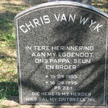 WYK Chris, van 1955-1995
