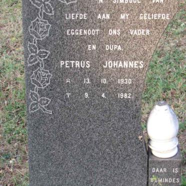 WET Petrus Johannes, de 1930-1982