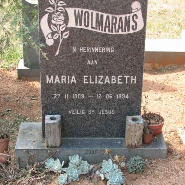 WOLMARANS Maria Elizabeth 1909-1994