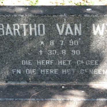 WYK Bartho, van 1990-1990